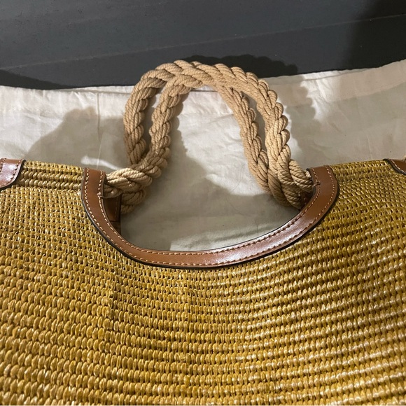 MARNI MARCEL RAFFIA NORTH SOUTH ROPE TOTE BAG PRELOVED - Picture 13 of 16